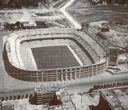 Стадион Сантьяго Бернабеу в 1955