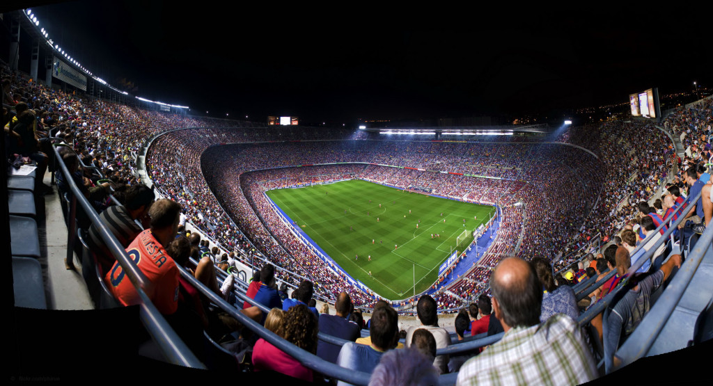 Camp nou Stadium РїРѕР»Рµ