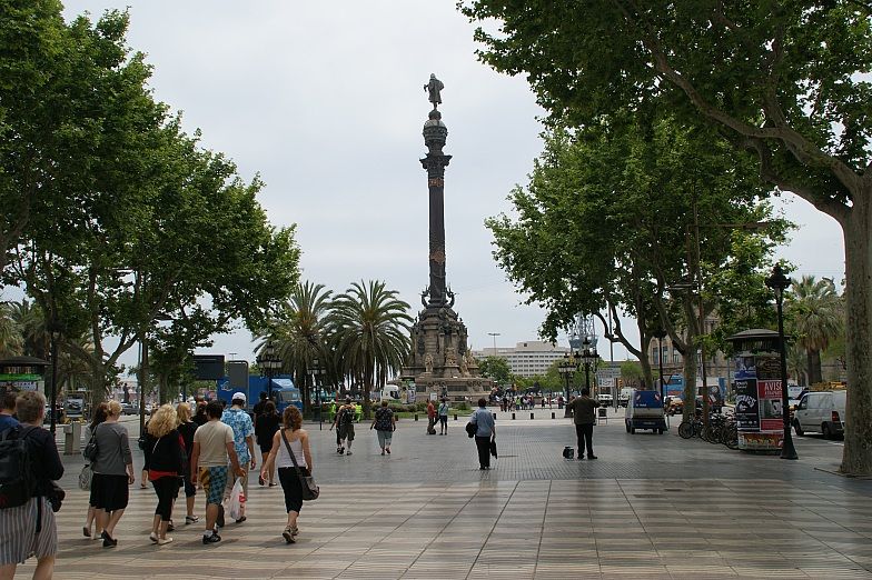 Памятник Христофору Колумбу в Барселоне